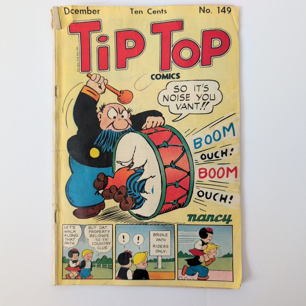 Tip Top Comics #149 1948 Nancy‎ Fritzi Ritz Comic Book Collector - Edge Folds
